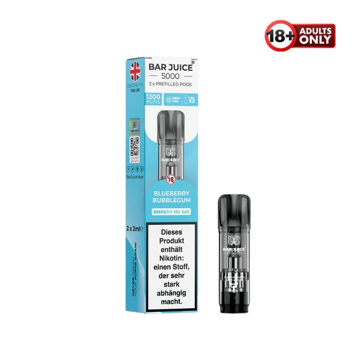 Bar Juice Prefilled Pod Blueberry Bubblegum